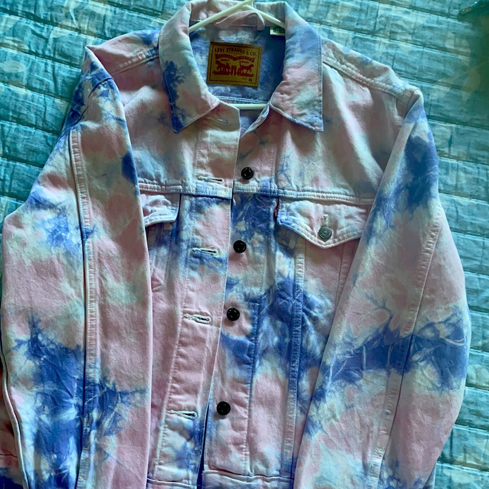 Levi’s Tie dyed Levis Jean Jacket